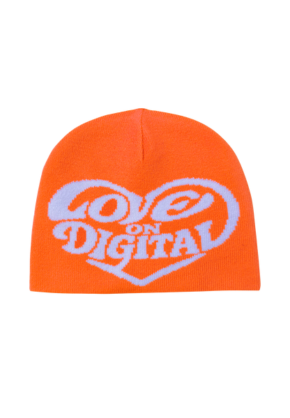 LOD Reversible Skully Beanie (Pink + Orange)