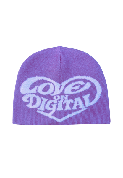 LOD Reversible Skully Beanie (red + purple)