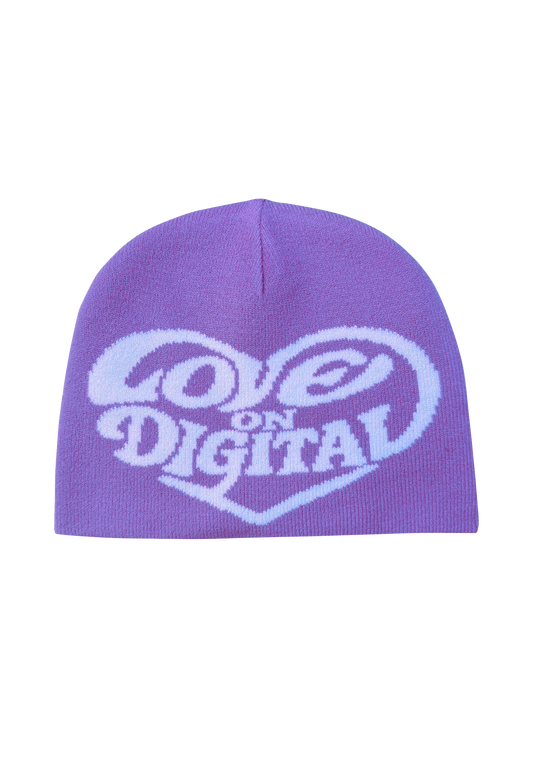 LOD Reversible Skully Beanie (red + purple)
