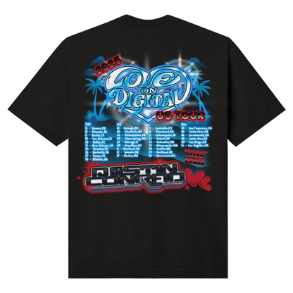 LOVE ON DIGITAL TOUR TEE w/ DATES