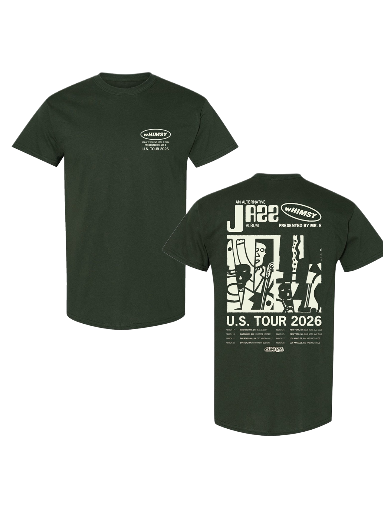 wHIMSY 2026 Tour Tee