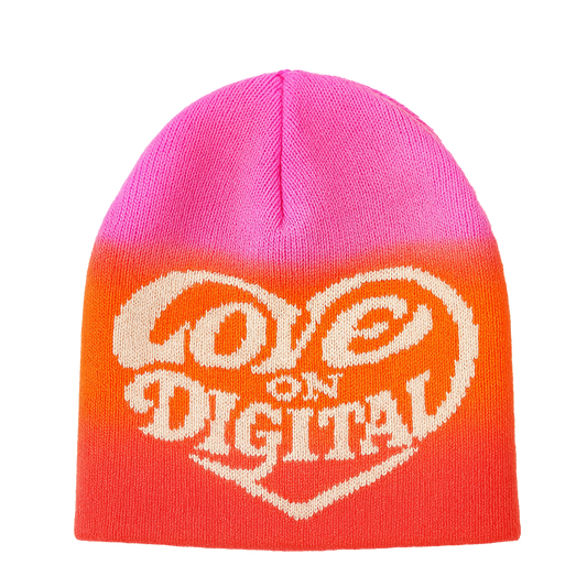 LOVE ON DIGITAL SKULLY BEANIE