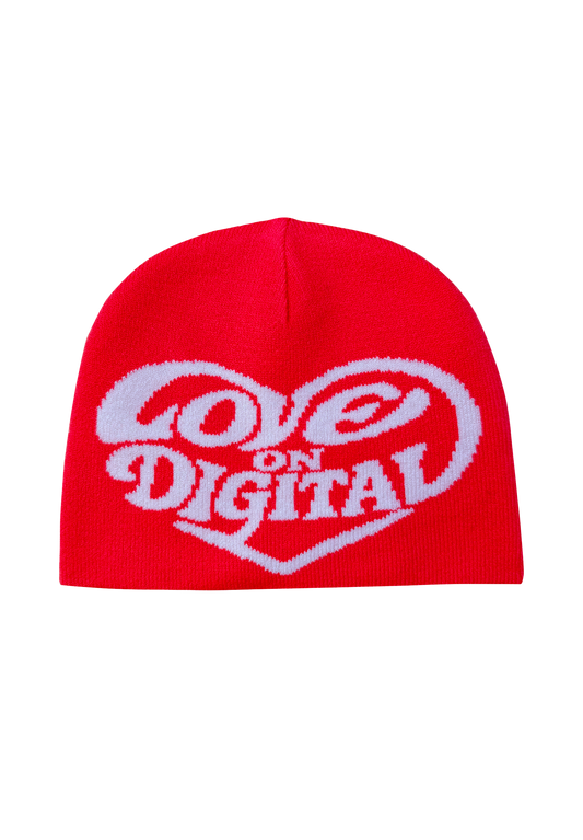 LOD Reversible Skully Beanie (red + purple)